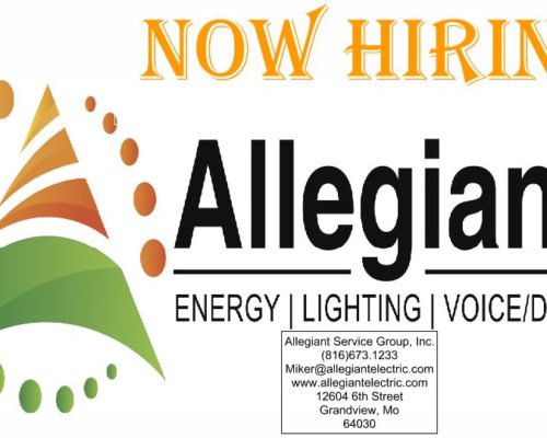 Allegiant is Hiring Electricians