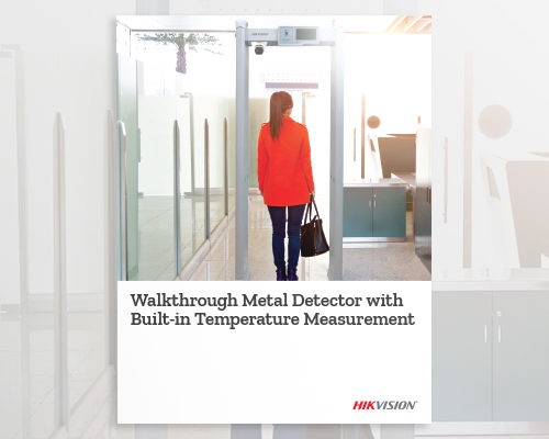 Hikvision Releases New Brochure: Walkthrough Metal Detector with Built-in Temperature Measurement